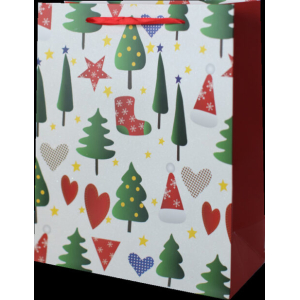 BOLSA CARTON 32X26X12 GLITTER WK-C-492 300/1 PZ JO