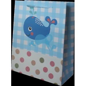 BOLSA CARTON 26X32X12 GLITTER WK-B-005 300/1 PZ