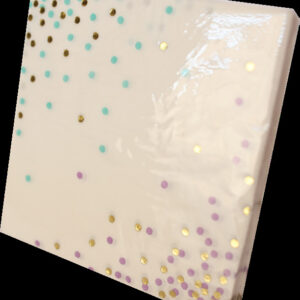 SERVILLETAS DECORADAS 33x33 COLOR DOTS
