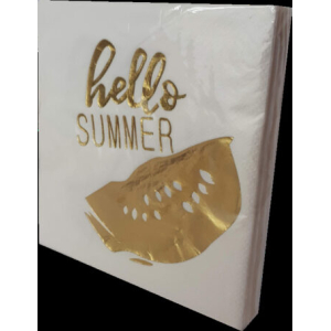 SERVILLETAS DECORADAS 33x33 HELLO WATERMELON
