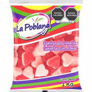 GOMA CORAZON YOGU-FRESA 1KG