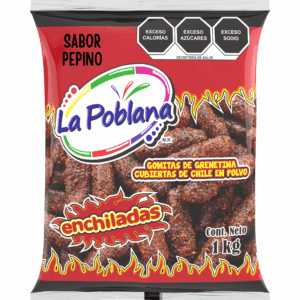 GOMA PEPINO ENCHILADO 1 KG POBLANA