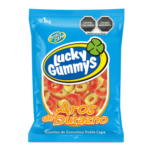GOMA AROS DURAZNO GRANEL KG CUANDA