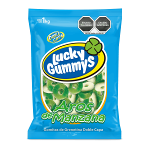 GOMA AROS MANZANA GRANEL KG CUANDA