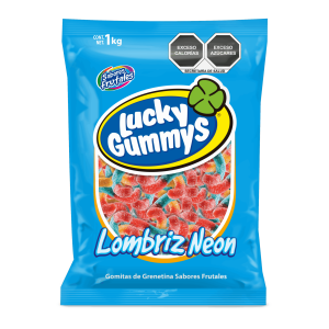 GOMA LOMBRIZ NEON 1 KG CUANDA